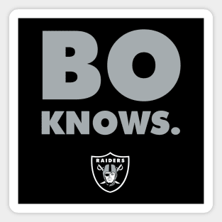 BO KNOWS RAIDER NATION! Magnet